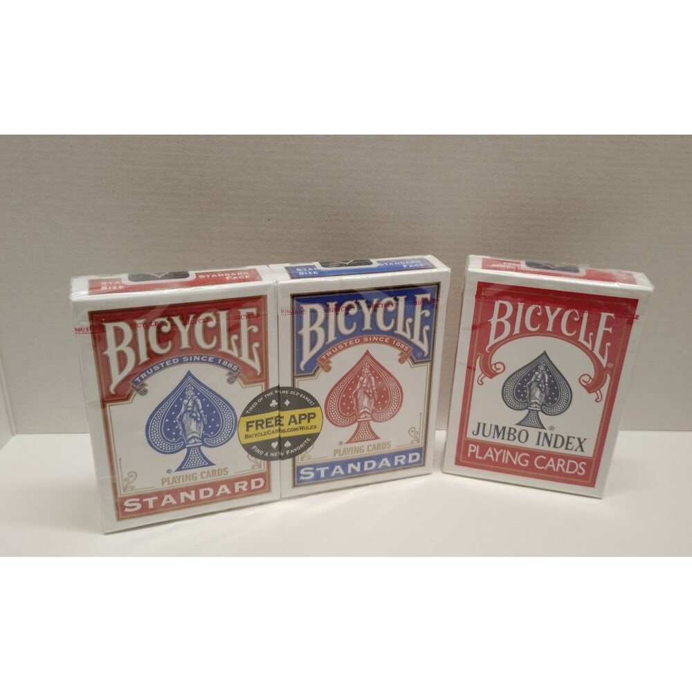 Bicycle playing card decks (Bundle of 3)-New! Sealed!